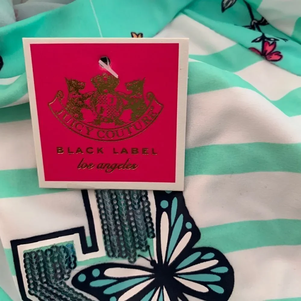 New JUICY COUTURE Black Label Rashguard Bikini 8